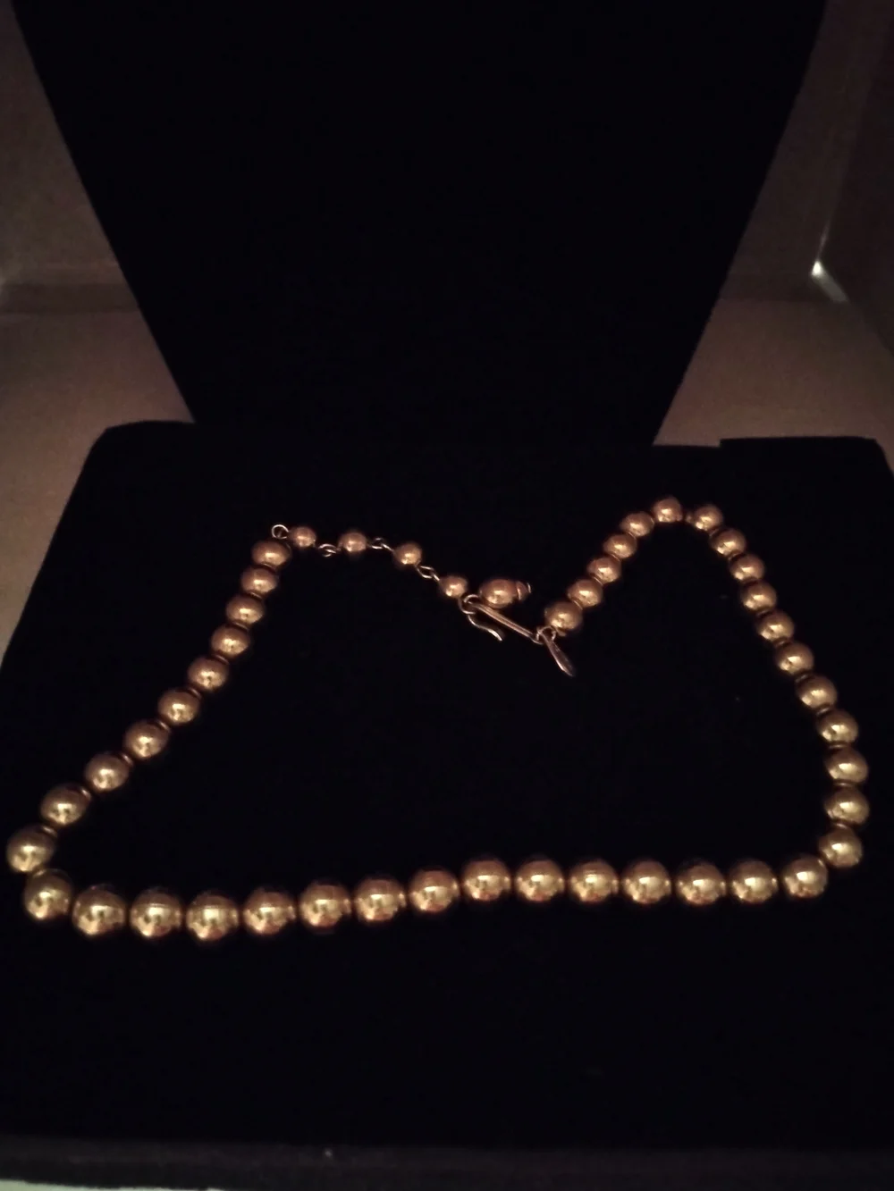 Classic Gold Bead Necklace - Elegant Women's Jewelry